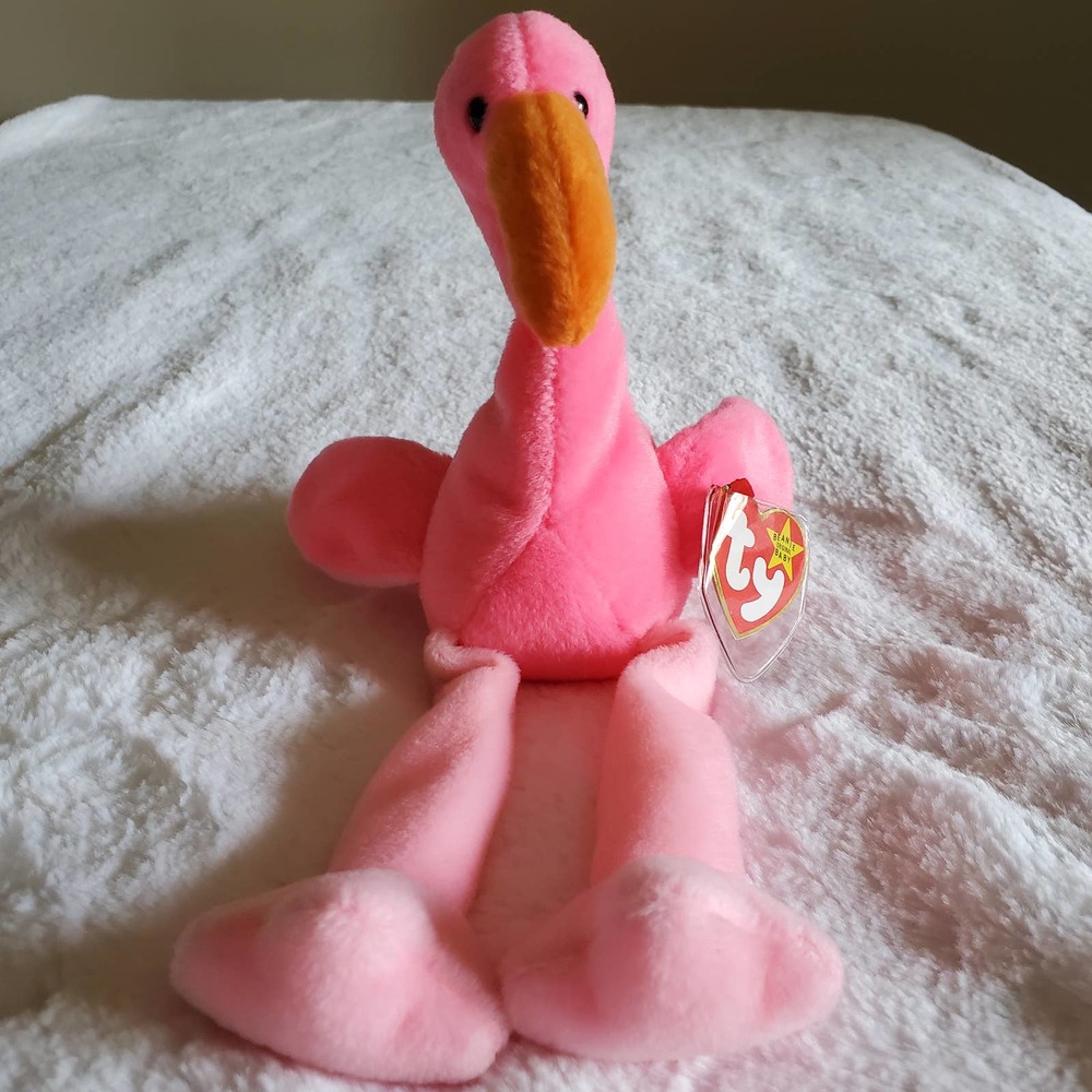 Ty Beanie Baby "Pinky" the Flamingo